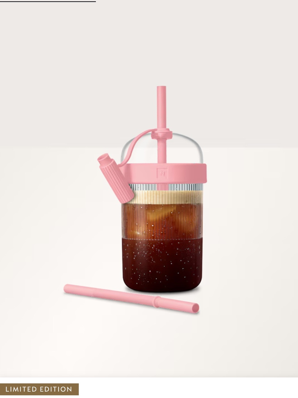 Nepresso Pink Tumbler Cup